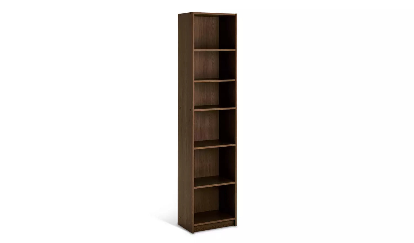 Maine Narrow Bookcase - Walnut